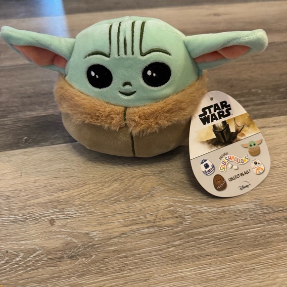 New 5" Star Wars Mandalorian Baby Yoda Grogu Squishmallow Rare Kellytoy NWT - Picture 1 of 10